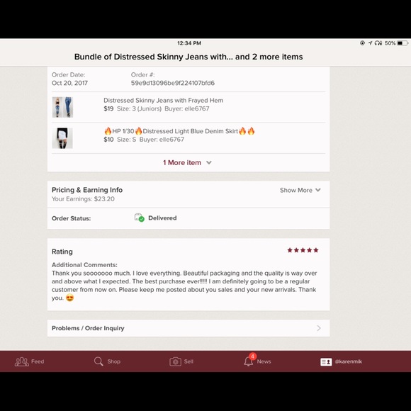 SALENWT Beautiful Bold Floral Print Off Shoulder - Picture 6 of 8